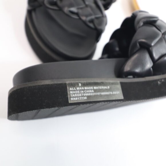 a new day women's black sandals size 9 womens - Picture 9 of 9